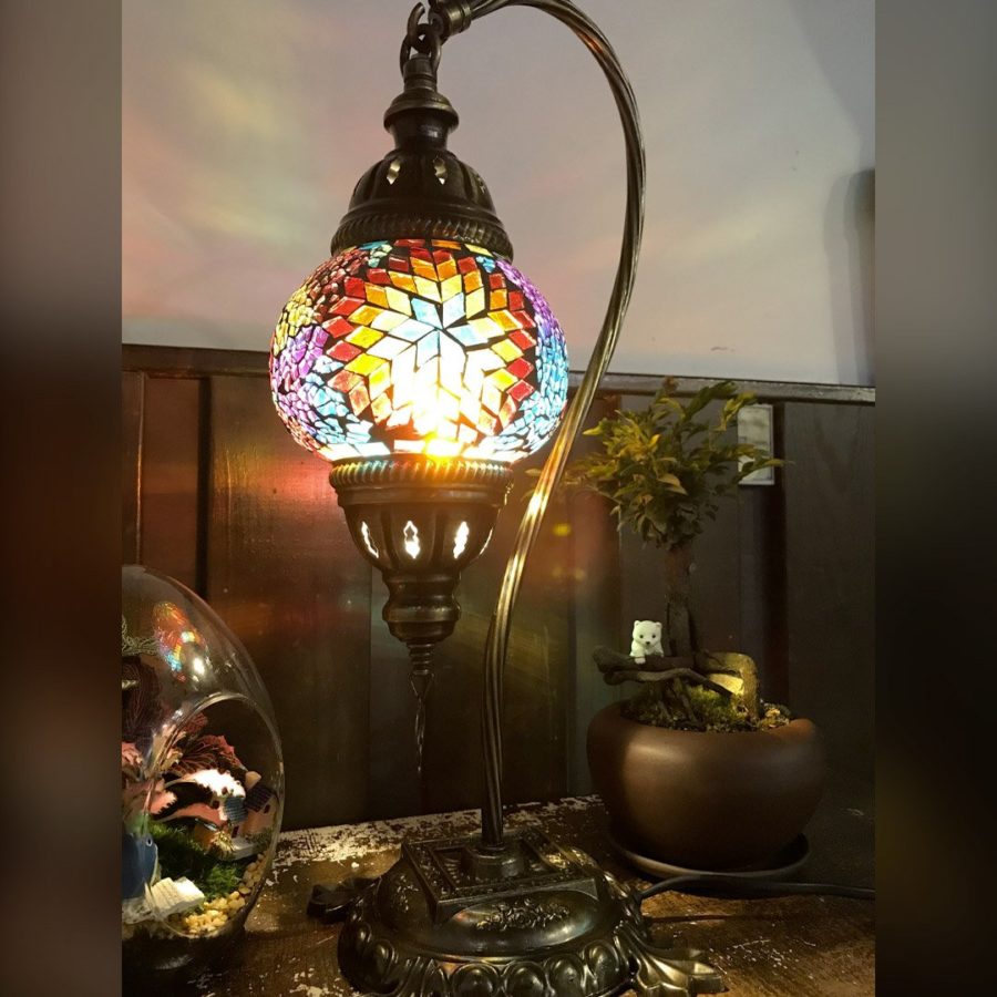 土耳其馬賽克燈天鵝型(細)